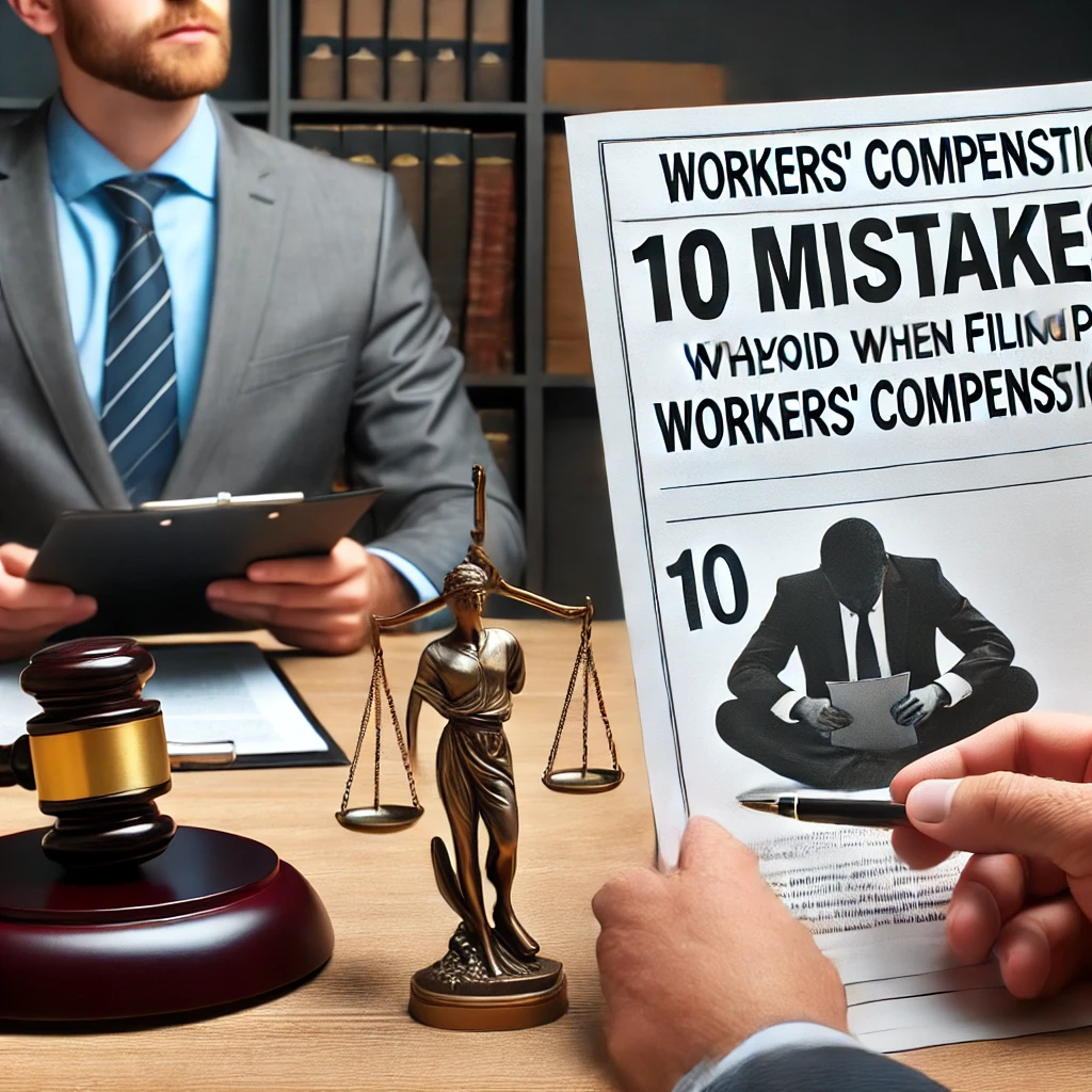 Top 10 Mistakes to Avoid When Filing for Workers’ Compensation