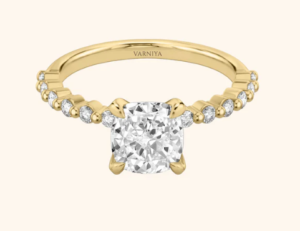 Cushion Cut Solitaire Ring