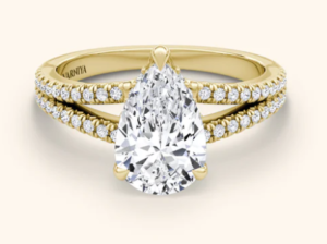 Pear-Shaped Solitaire Ring