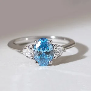 Blue Diamond Ring: A Sustainable Luxury